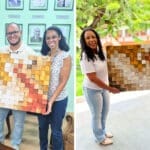 Lar Fabiano de Cristo recebe visita e doação do artista Eunápio Sturaro