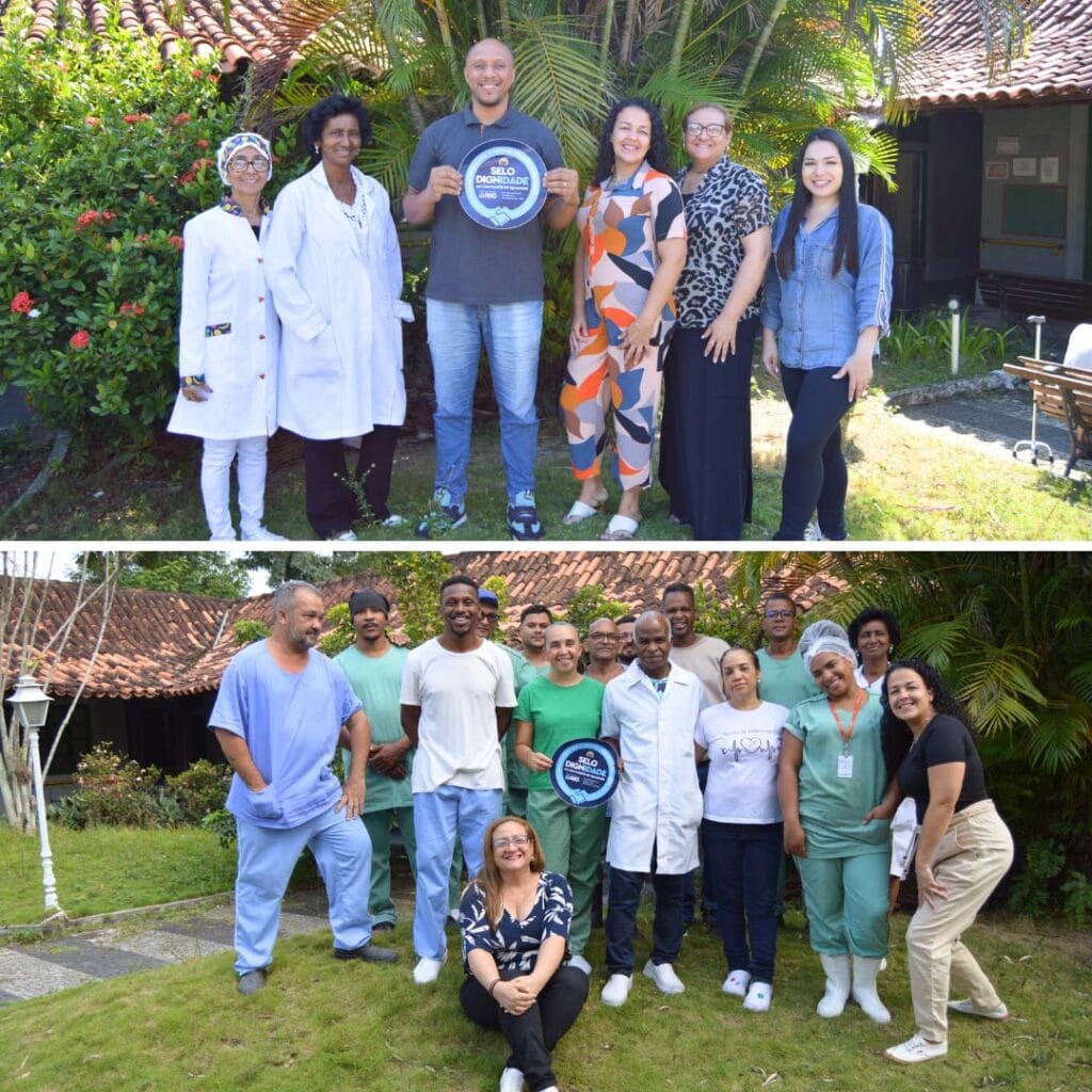 Equipe do Lar Pedro Richard, no Rio de Janeiro (RJ).