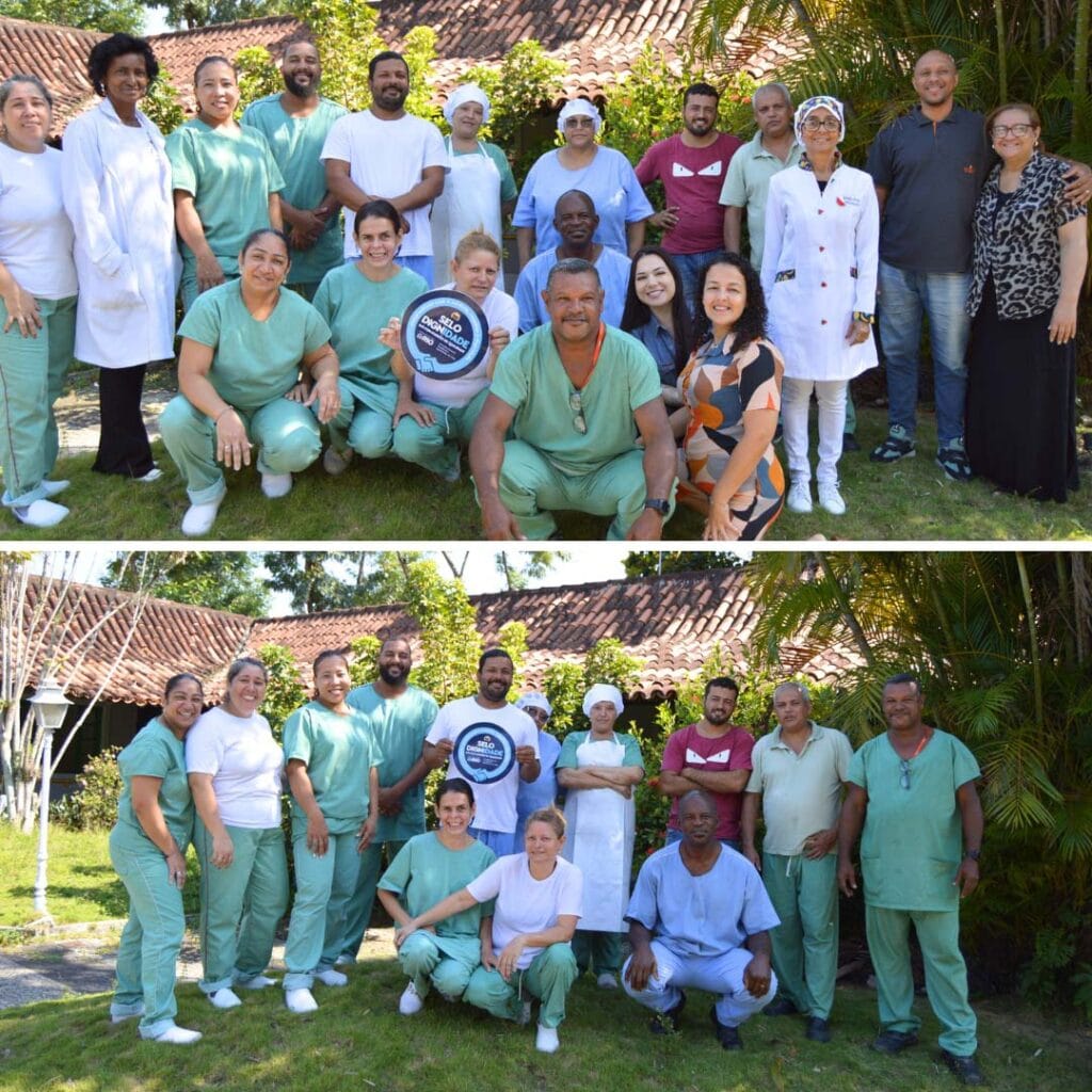 Equipe do Lar Pedro Richard, no Rio de Janeiro (RJ).